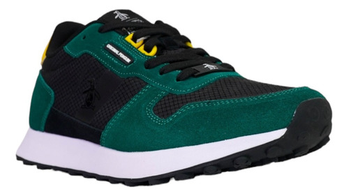 Tenis Penguin Hombre Rider Green/black/corn