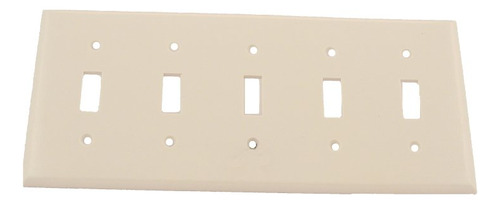 Leviton 88023 Placa De Pared Con Interruptor De Palanca 5gan