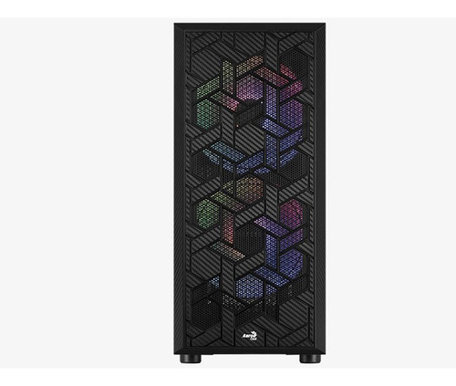 Imagen 7 de 9 de Gabinete Gamer Aerocool Hive Argb Media Torre Cristal Temp.