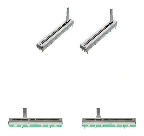 Kit Potenciometros Ddj Sb Rb Wego 3 Wego 4 2faders + 2pitch