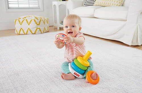 Imagen 3 de 5 de Juego De Aros Fisher-price Rock A Stack Original Importado