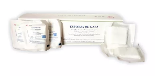 Gasas Estériles N5 10x10 Caja x 10 Sobres | Farmacia Jockey Club