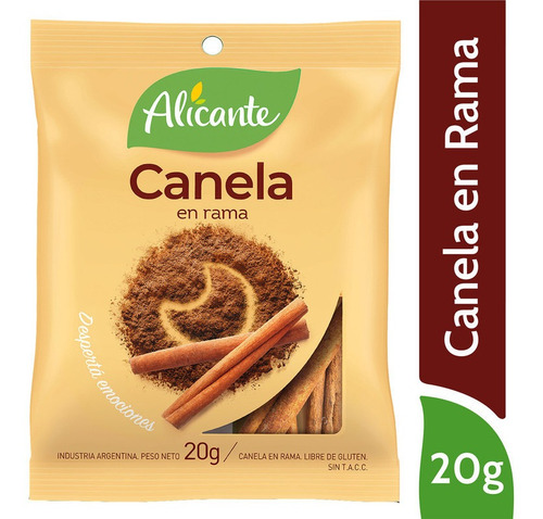 Alicante Canela En Rama X 20 Gr