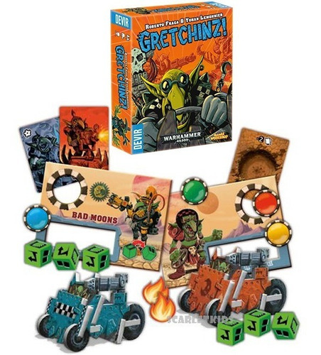 Imagen 2 de 6 de Gretchinz Devir Español Juego De Mesa Scarlet Kids