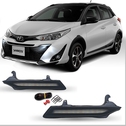 Luz Diurna Drl Daylight Led Toyota Yaris Sedan 2018