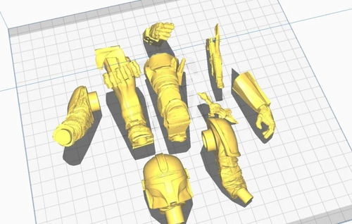 The Mandalorian Stl Archivo Para Impresion En 3d Star Wars