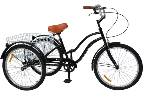 Tricicleta Triciclo Para Adulto Rodada 26 Shimano Velocidade Color Rojo