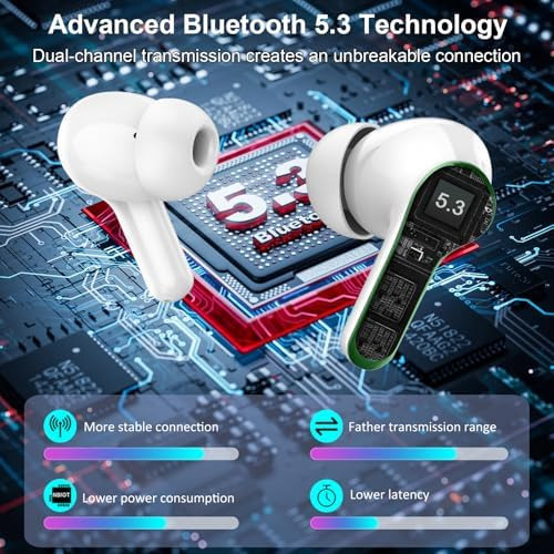 Auriculares Inalámbricos, Auriculares Bluetooth 5.4 Hifi Est