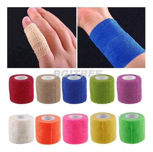 Pack 3 Venda Autoadherente Compatible Con Coban 3cm X 5mt