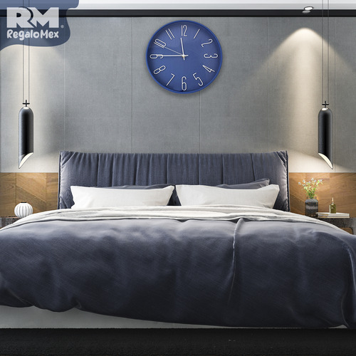 Reloj De Pared Minimalista De Colores Análogo Y Silencioso