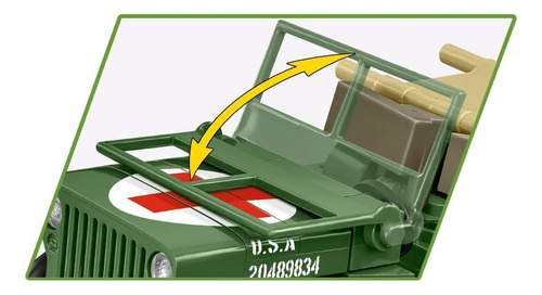 Colección Histórica De Cobi Jeep Willys Mb De La Segunda Gue