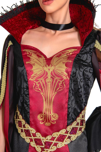 Ellzant Vestido De Disfraz De Vampiro Para Mujer, Capa De Va