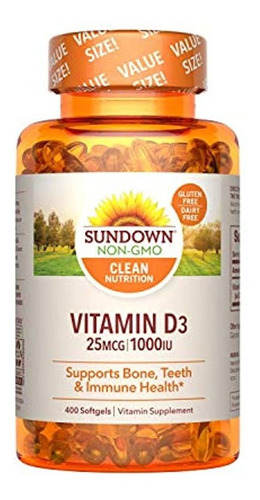 Vitamina D3 Para Apoyo Inmunológico, Sin Omg, Sin Lácteos, S