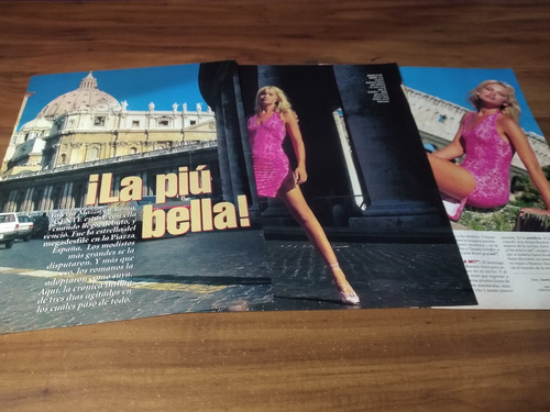(r301) Valeria Mazza * Clippings Revista 5 Pgs * 1995 (Usado)