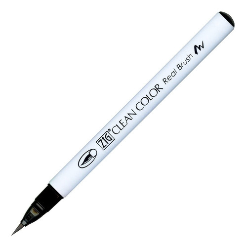 Marcador De Color Negro - Kuretake Fade Brush