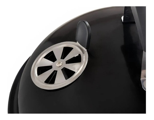 Asador De Carbon Portatil Expert Grill Redondo Negro 37 Cm