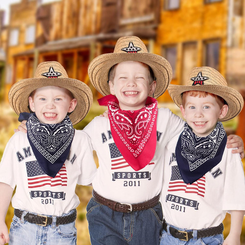 Set De Sombreros De Vaquero Tarpop, Pack De 12 Sombreros ...
