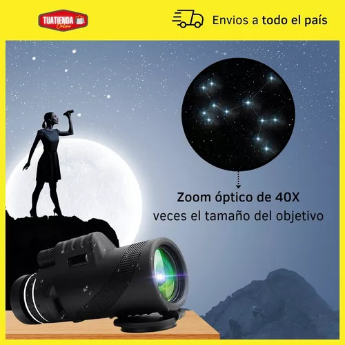 Telescopio Monocular Portátil Visor Largo Alcance 40x60 Full