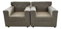 Comprar Sillón Sofá Un Cuerpo X2 Combo Rustic O Eco Cuero