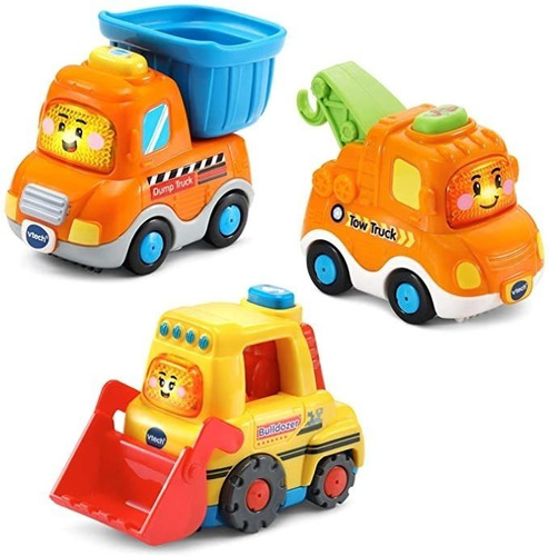 Vtech Go! Go! Smart Wheels - Paquete De Vehículos De Const.