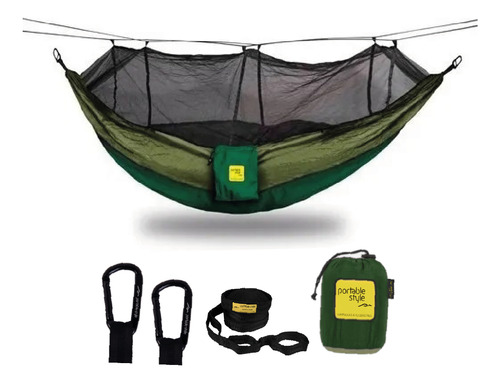 Rede Solteiro Descanso Mosquiteiro Camping Fácil Instalação