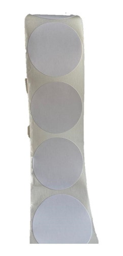 Etiquetas Adhesivas Redondas Blancas Ø Diam 4cm 500 Unidades
