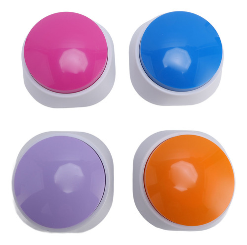 Botones De Grabación De Voz Dog Buttons, 4 Piezas, Grabación