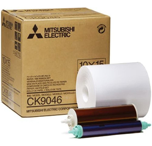 Mitsubishi Electric 6 Amplia Rollo De Papel Y Inksheet Para