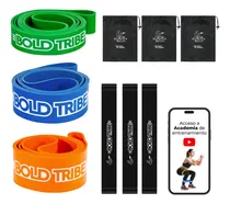 Comprar BOLD TRIBE Power House Pack con 3 Bandas de Resistencia - Ligas de Resistencia para Ejercicio con Resistencias Variables - Dominadas, Muscle Ups, Cross Training, Calistenia y Entrenamiento Funcional