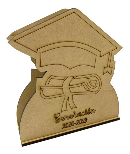 24pzas Servilleteros Forma De Diploma Personalizable Art1256