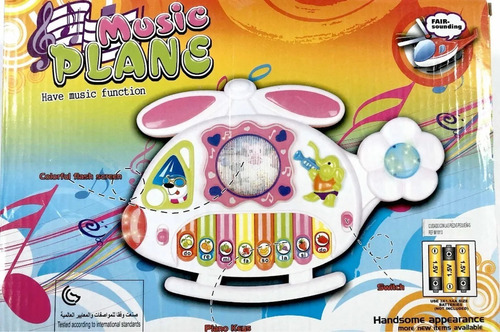 Juguete Piano Musical Con Luces Canciones Musica Niñas Bebes