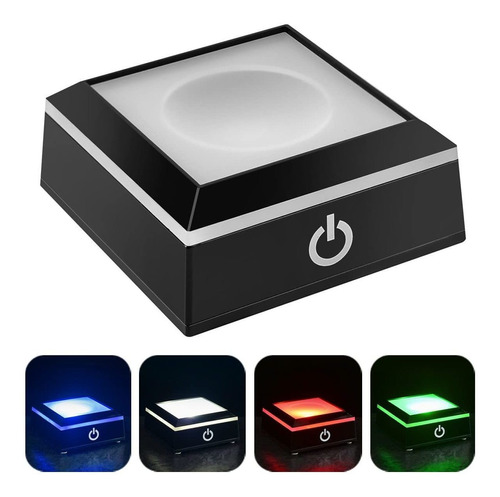 Aircee Base Luz Led Colorida Interruptor Tactil Sensible 3d