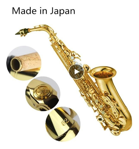 Saxofón Alto Yamaha Yas-62 Laca Dorada 95% Original