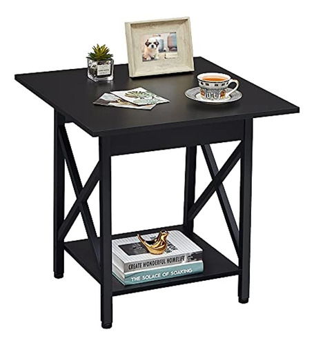 Greenforest End Table Mesa Auxiliar De Diseño Industrial De 