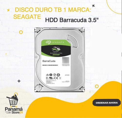 Disco Duro Tb 1 Marca: Seagate Modelo: Hdd - Barracuda 3.5