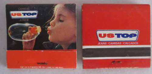 C0391 - Caixa De Fósforo Da Us Top Jean Antiga Em Perfeito E