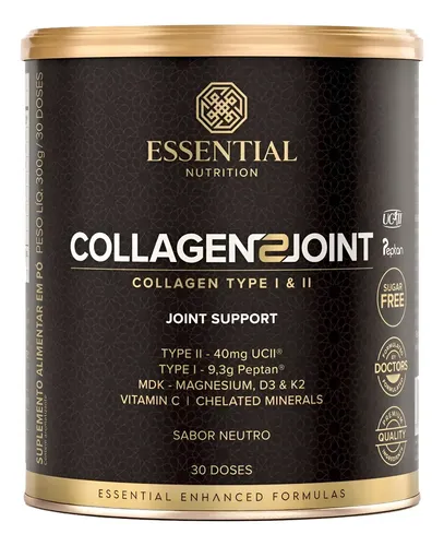 Collagen Joint - Tipo 1 E 2 - 300g - Essential Nutrition