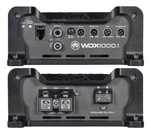 Amplificador Db Drive Wdx1000.1 1000w & Kit Instalación Cal4