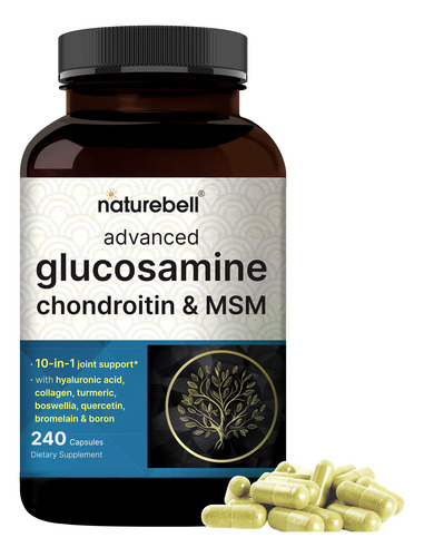 Avanzado Glucosamina Suplemento De Condroitina Msm, Vgmqj