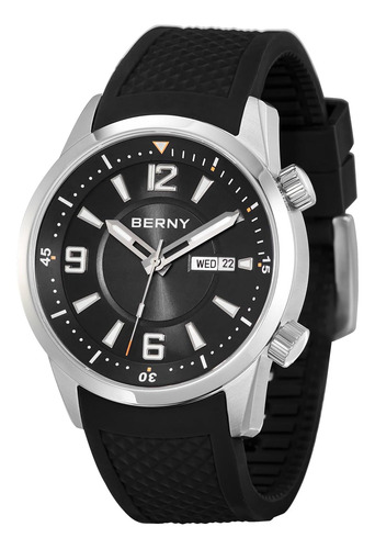 Berny Reloj De Buceo Para Hombre Reloj De Pulsera Mecánico A