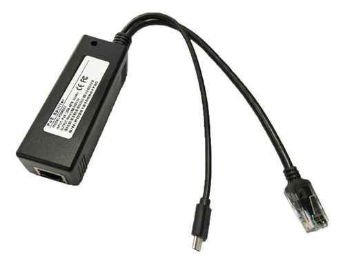 2x Adaptador Atual Driver Poe Conversor Sobre Ethernet 48v A