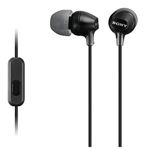 Sony Mdrex15ap Auriculares Internos Con Micrófono, Negro (md