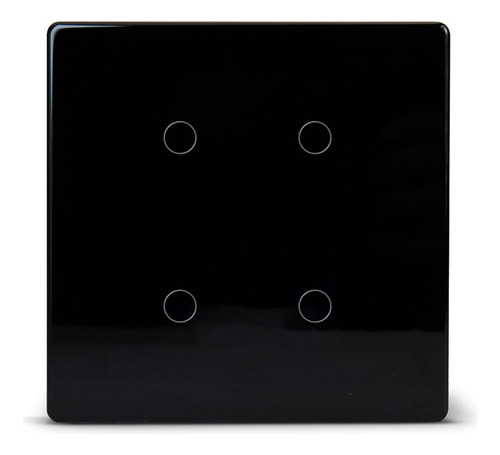 Interruptor Wifi Inteligente 4x4 6 Botões Smart Touch Alexa Cor Preto 127/220v