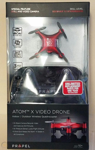 Drone Con Video Propel Atom X Rojo