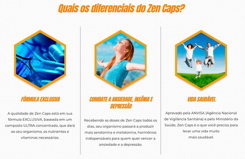 Imagem 7 de 9 de 2 Zen Caps 120 Caps Único Original Oficial Pronta Entrega