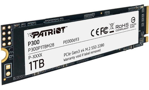 Ssd  Patriot P300 / 1tb M.2 2280 Pcie Gen 3 X4 Ssd P300p1tbm