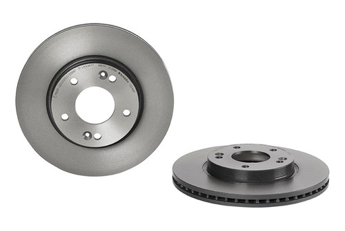 Par Discos Brembo Para Kia Forte Sx 2017-2018 Delantero