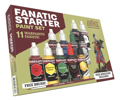 Set Pinturas Army Painter Fanatic Con Mini