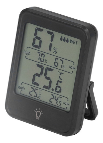 H Mini Termómetro Higrómetro Con Pantalla Lcd