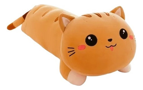 Almohada Suave De Felpa Con Forma De Gato, Regalo Para Niños